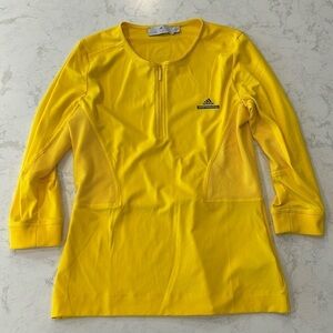 Adidas Stella McCartney Yellow Tennis Top Medium